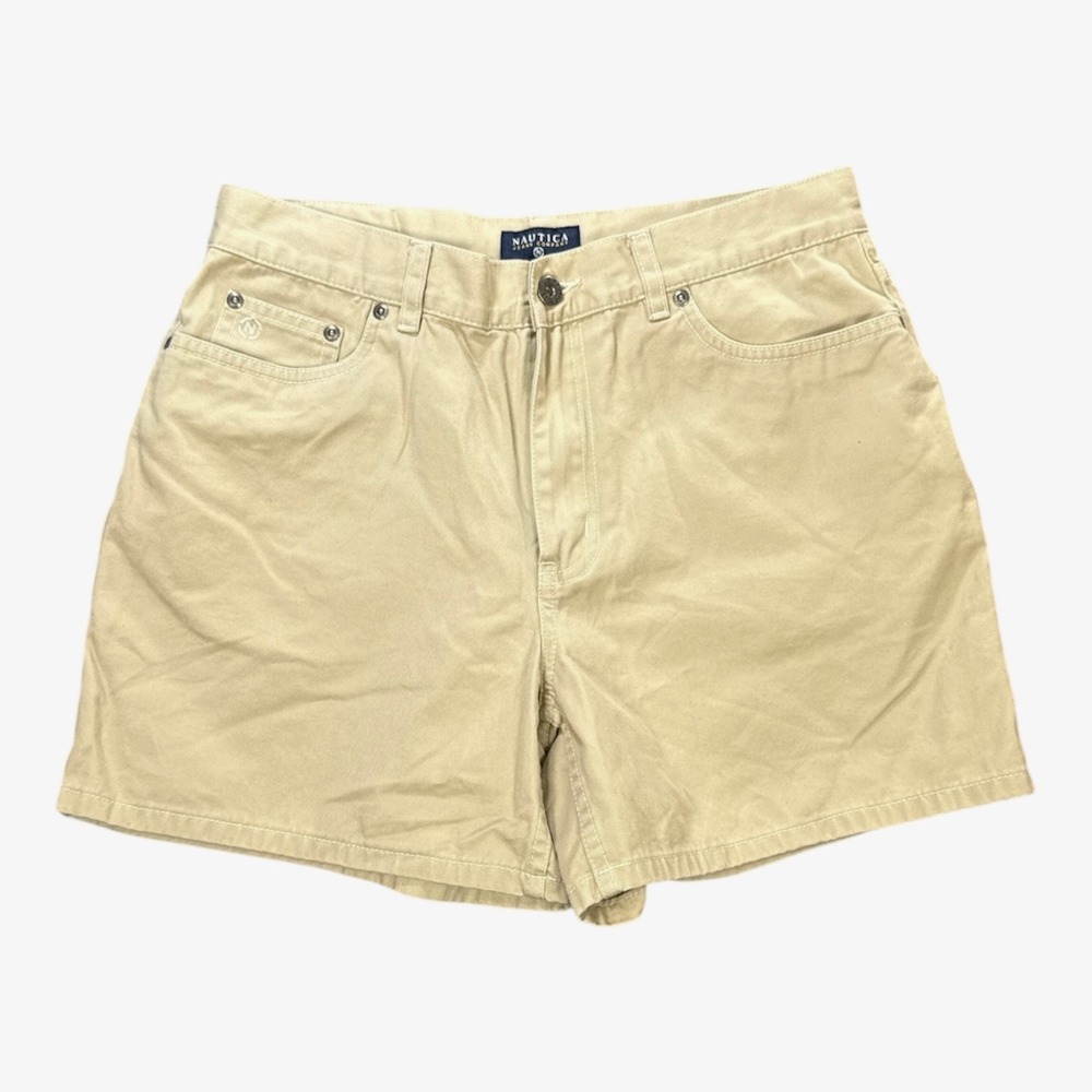 Nautica Jeans Company Tan Khaki Casual Shorts Womens‎ Size 8